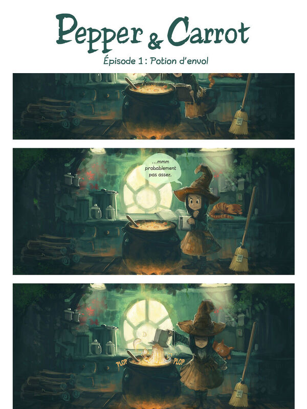 Couverture de Pepper&Carrot — La potion d'envol