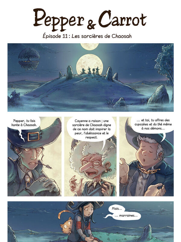 Couverture de Pepper&Carrot — Les sorcières de Chaosah